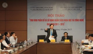 Hội thảo tình hình phân bổ và sử dụng ngân sách KH và CN giai đoạn 2011- 2015